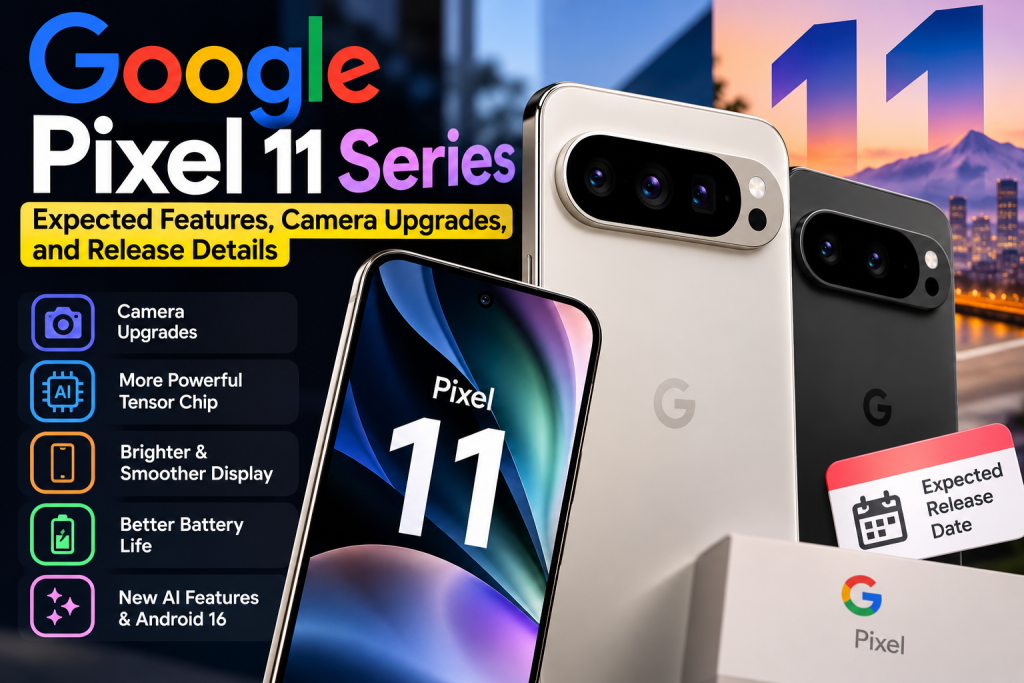 Google Pixel 11 Series: Expected Features, Camera Upgrades, and Release Details